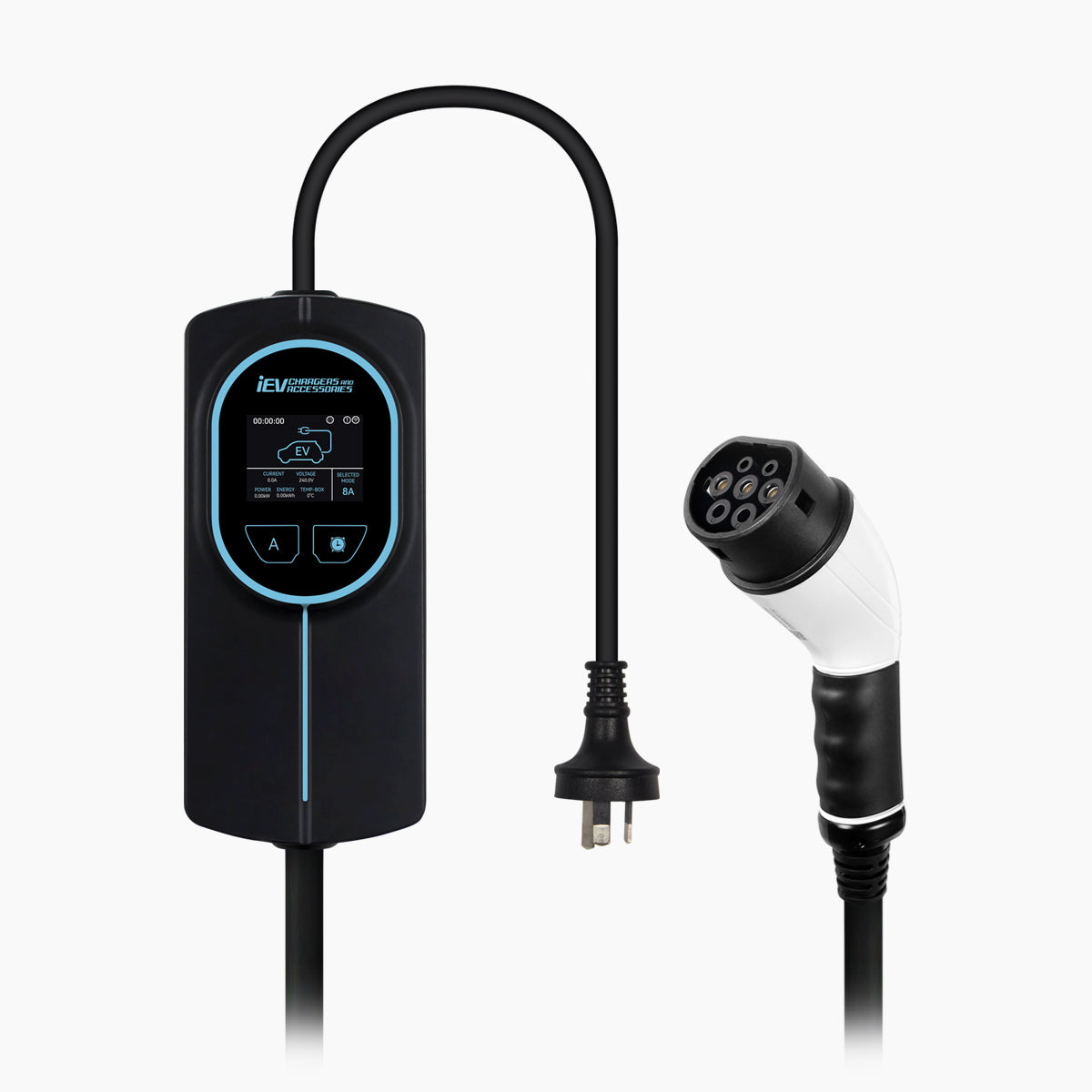 Single Phase Type 2 EV Portable Charger 2kW