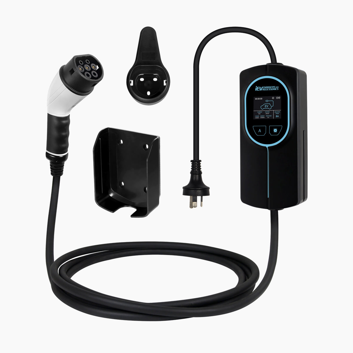 Single Phase Type 2 EV Portable Charger 2kW